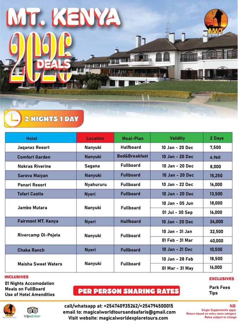 MT.KENYA 2026 GETWAYS